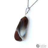 Pendentif Agate Zonée 1 La Taillerie