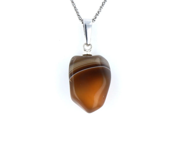 Pendentif Agate Zonée 3 La Taillerie