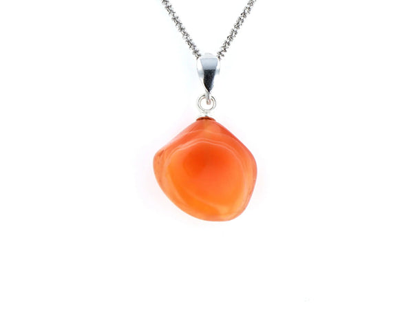 Pendentif Agate Cornaline 2 La Taillerie