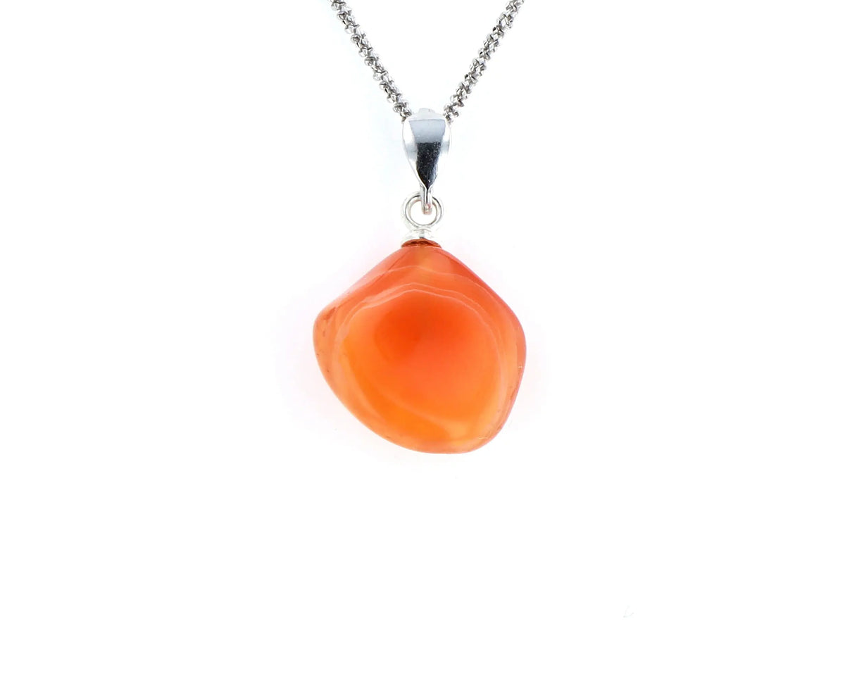 Pendentif Agate Cornaline 2 La Taillerie