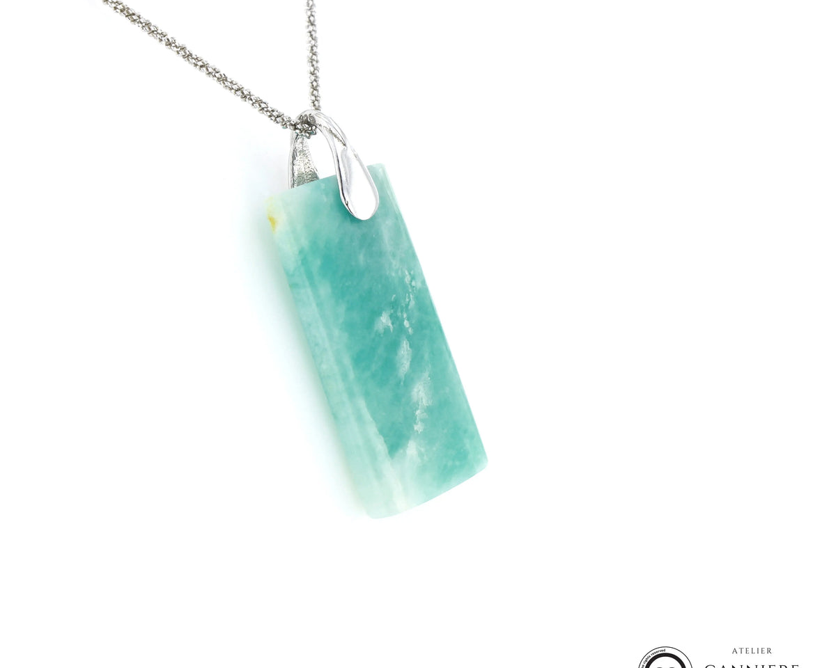Pendentif Amazonite 1 La Taillerie