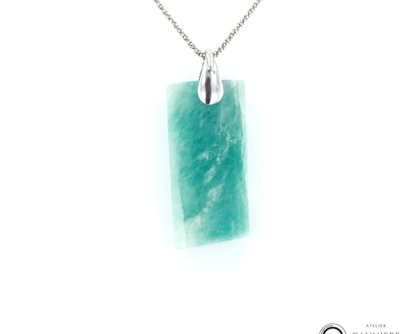 Pendentif Amazonite 1 La Taillerie