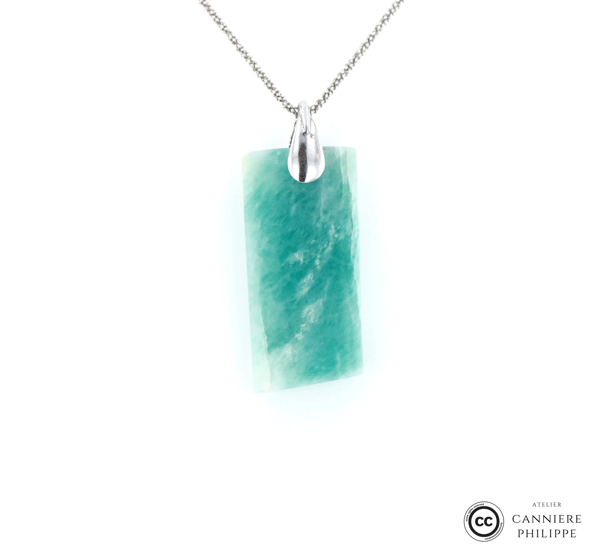 Pendentif Amazonite 1 La Taillerie