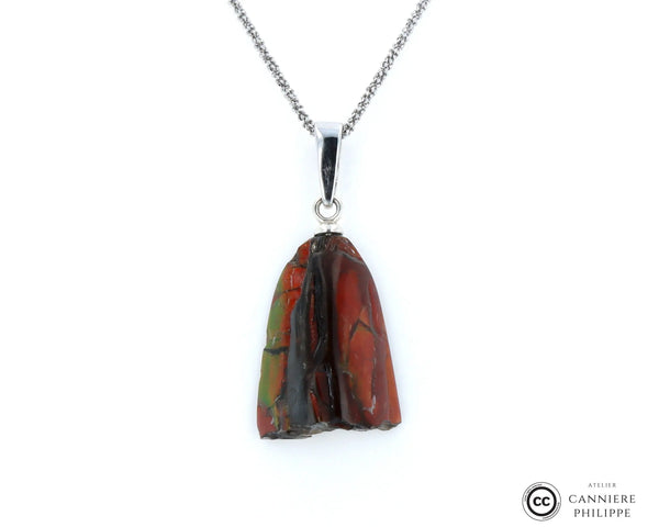 Pendentif Ammolite 1 La Taillerie