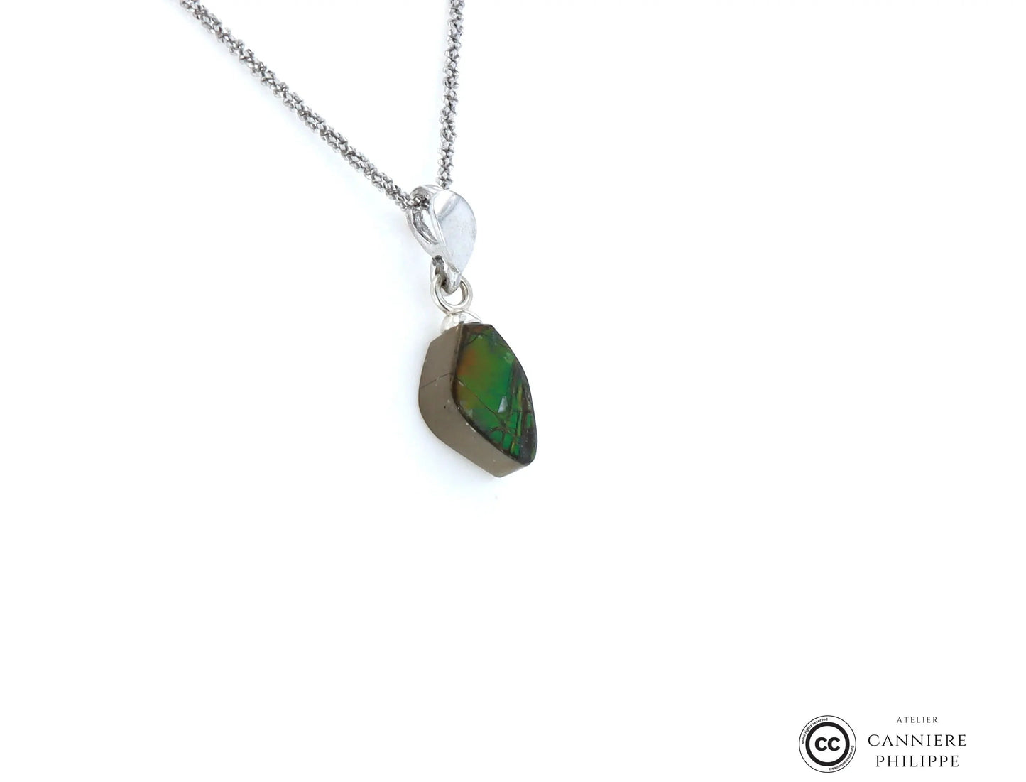 Pendentif Ammolite 2 La Taillerie