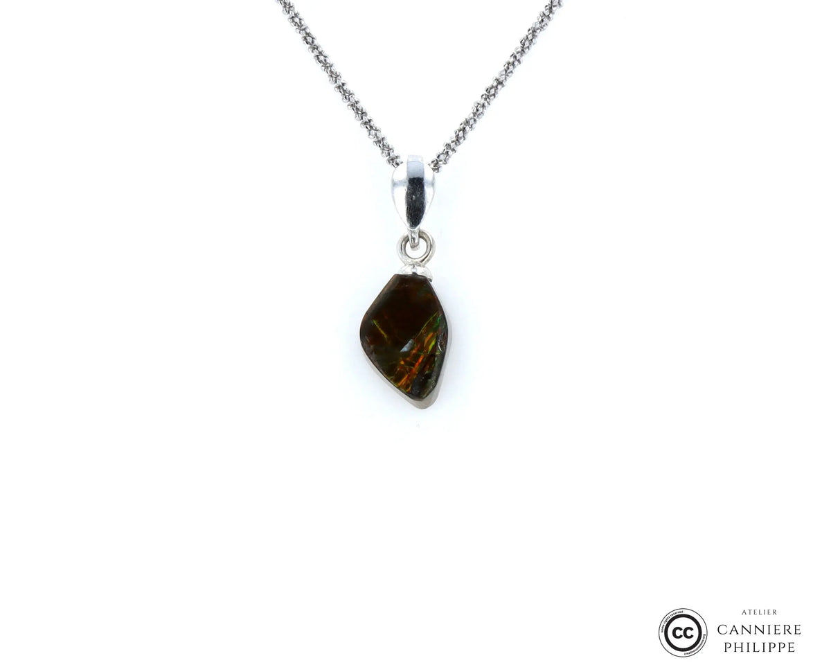 Pendentif Ammolite 2 La Taillerie