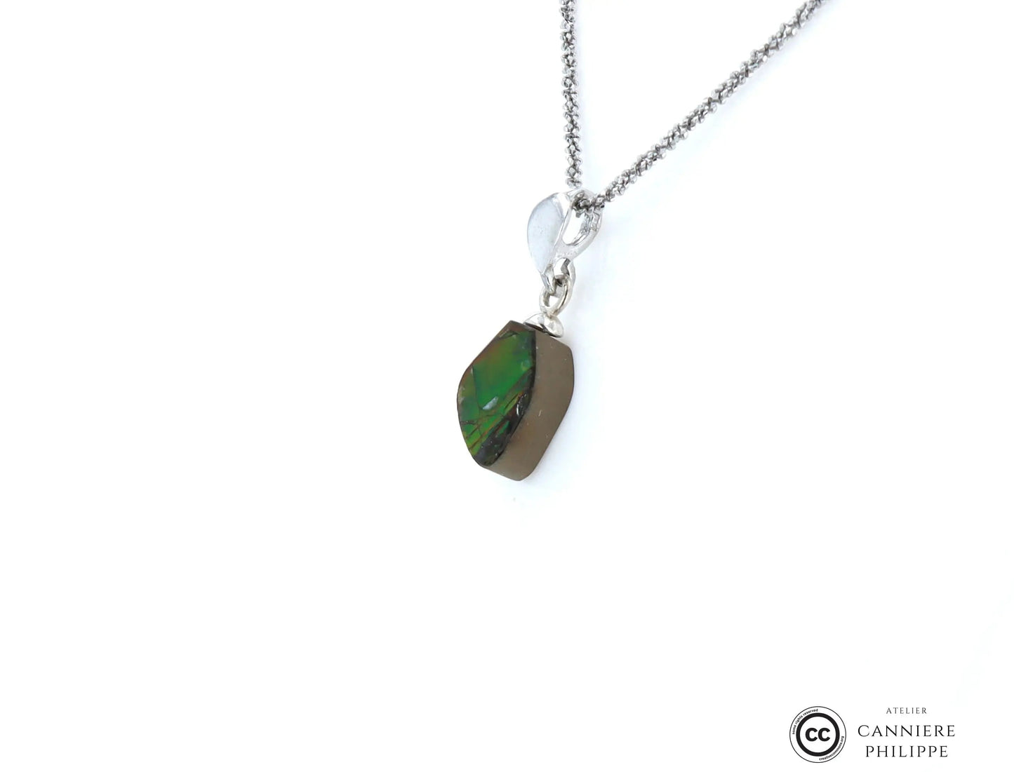 Pendentif Ammolite 2 La Taillerie