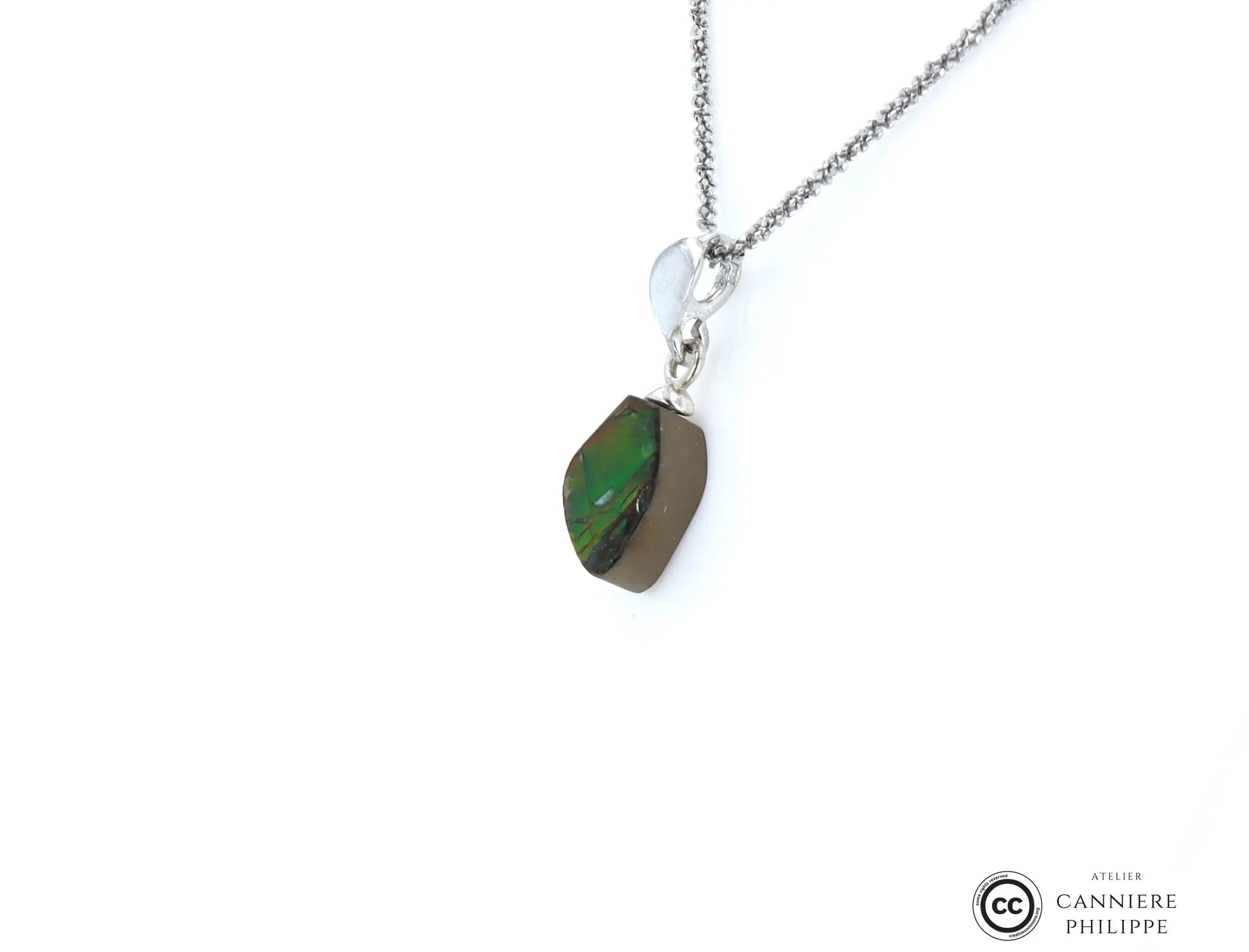 Pendentif Ammolite 2 La Taillerie