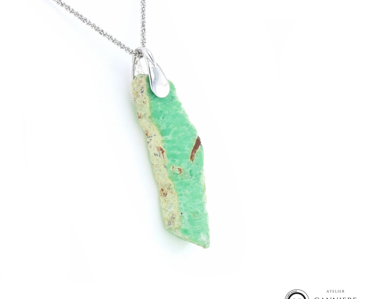 Pendentif Chrysoprase 3 La Taillerie