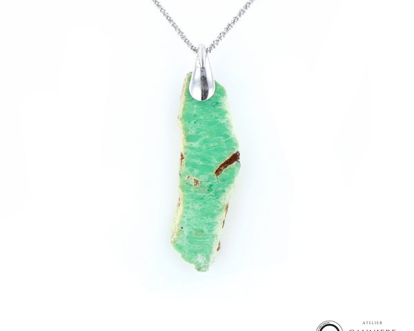 Pendentif Chrysoprase 3 La Taillerie