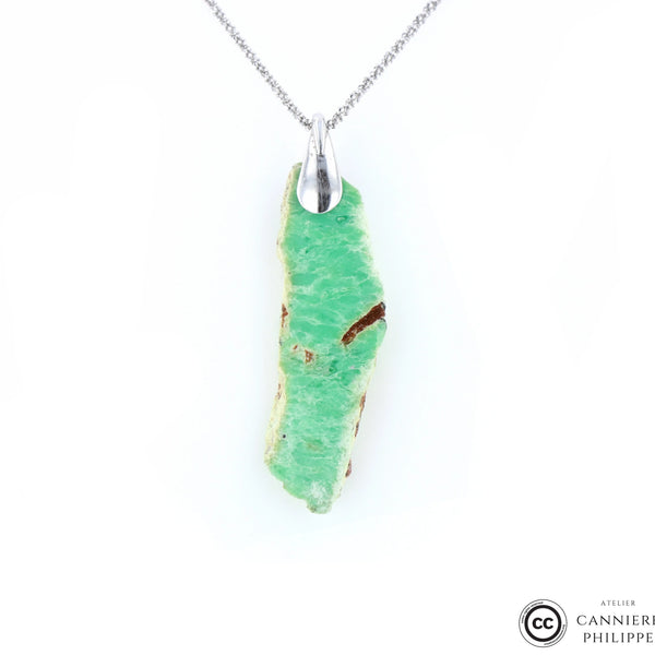 Pendentif Chrysoprase 3 La Taillerie