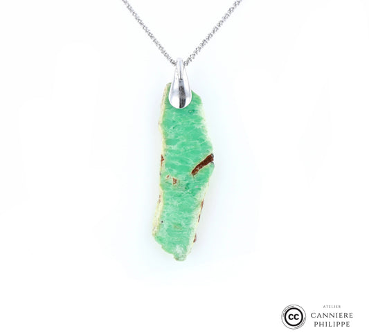 Pendentif Chrysoprase 3 La Taillerie