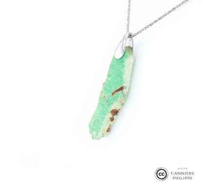 Pendentif Chrysoprase 3 La Taillerie