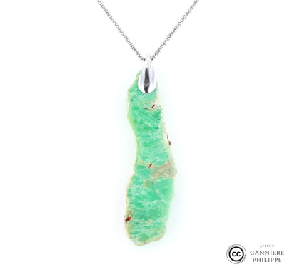 Pendentif Chrysoprase 4 La Taillerie