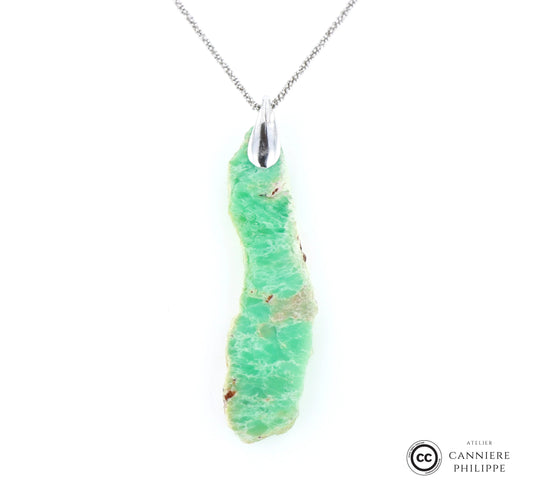 Pendentif Chrysoprase 4 La Taillerie