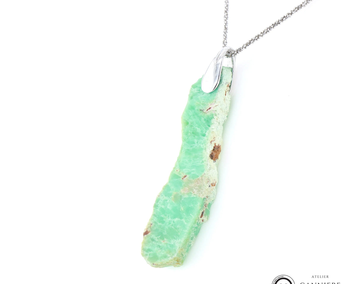 Pendentif Chrysoprase 4 La Taillerie