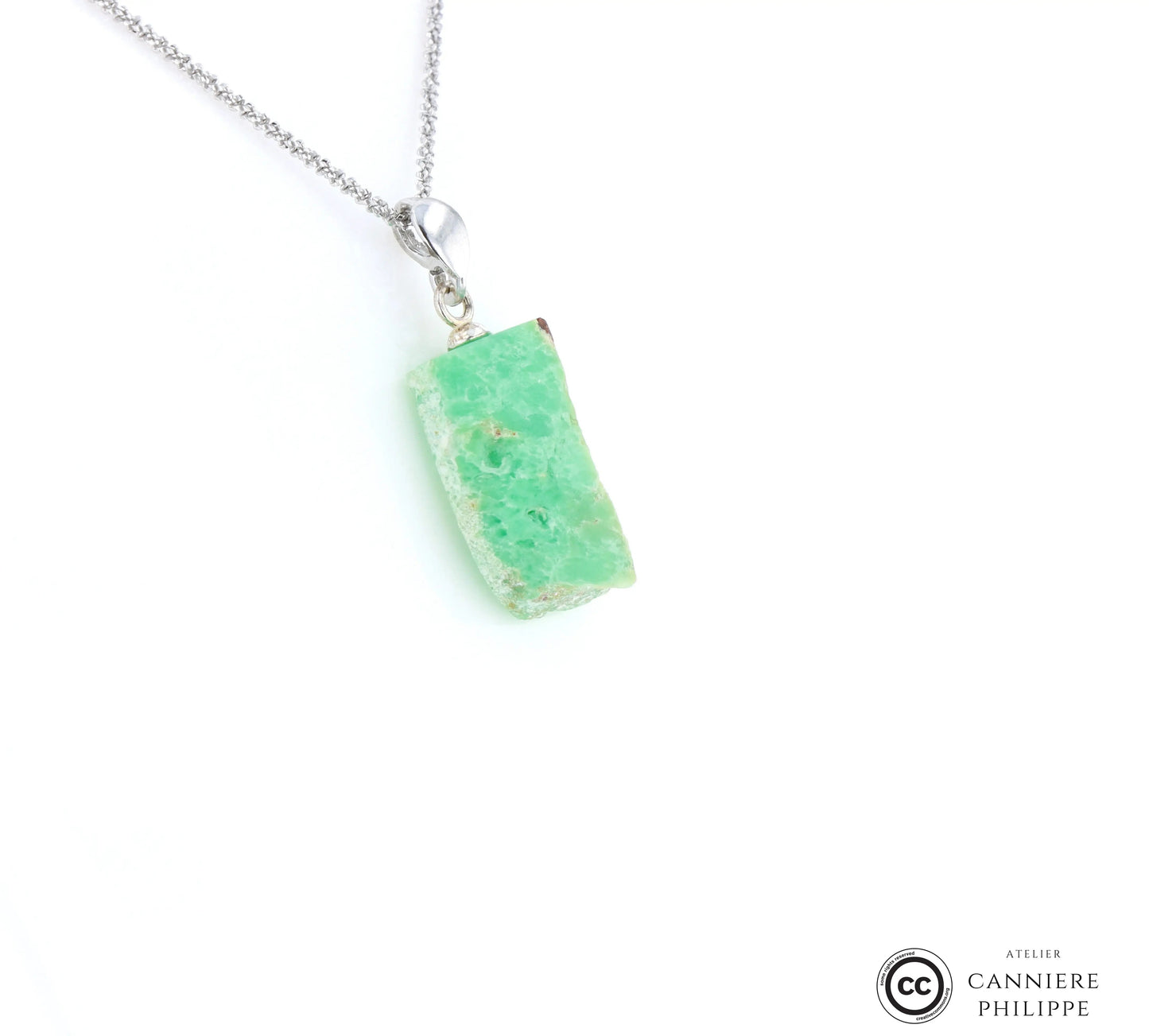 Pendentif Chrysoprase 5 La Taillerie