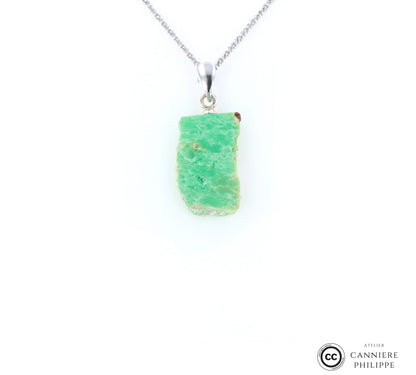 Pendentif Chrysoprase 5 La Taillerie