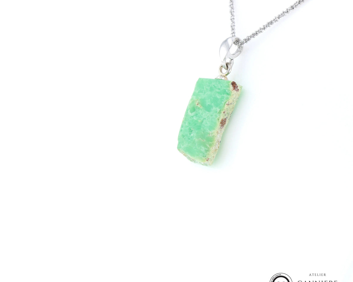 Pendentif Chrysoprase 5 La Taillerie
