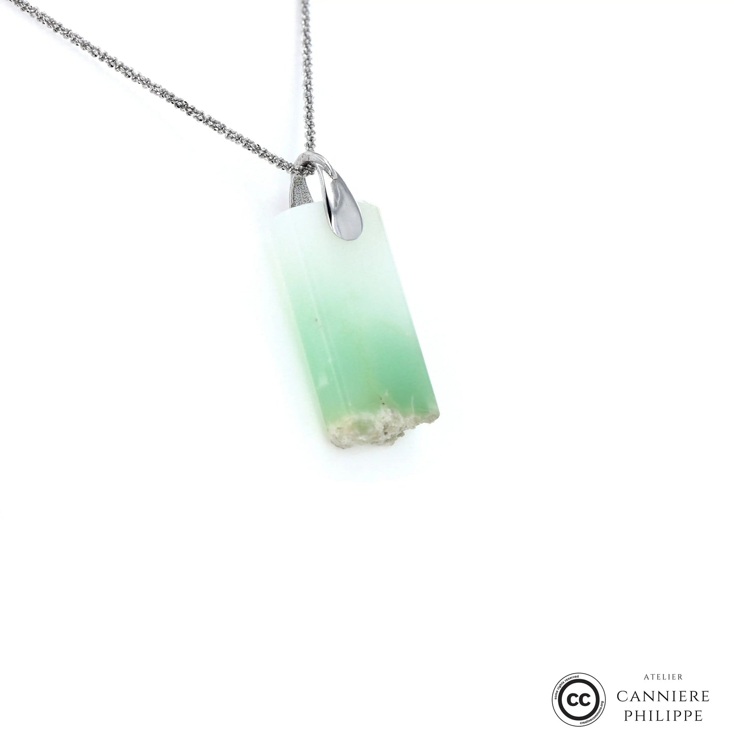 Pendentif Chrysoprase 7 La Taillerie