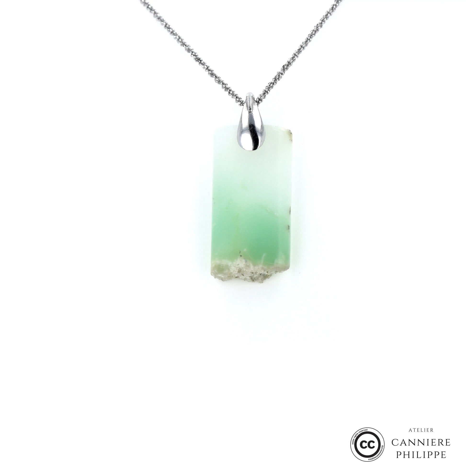 Pendentif Chrysoprase 7 La Taillerie