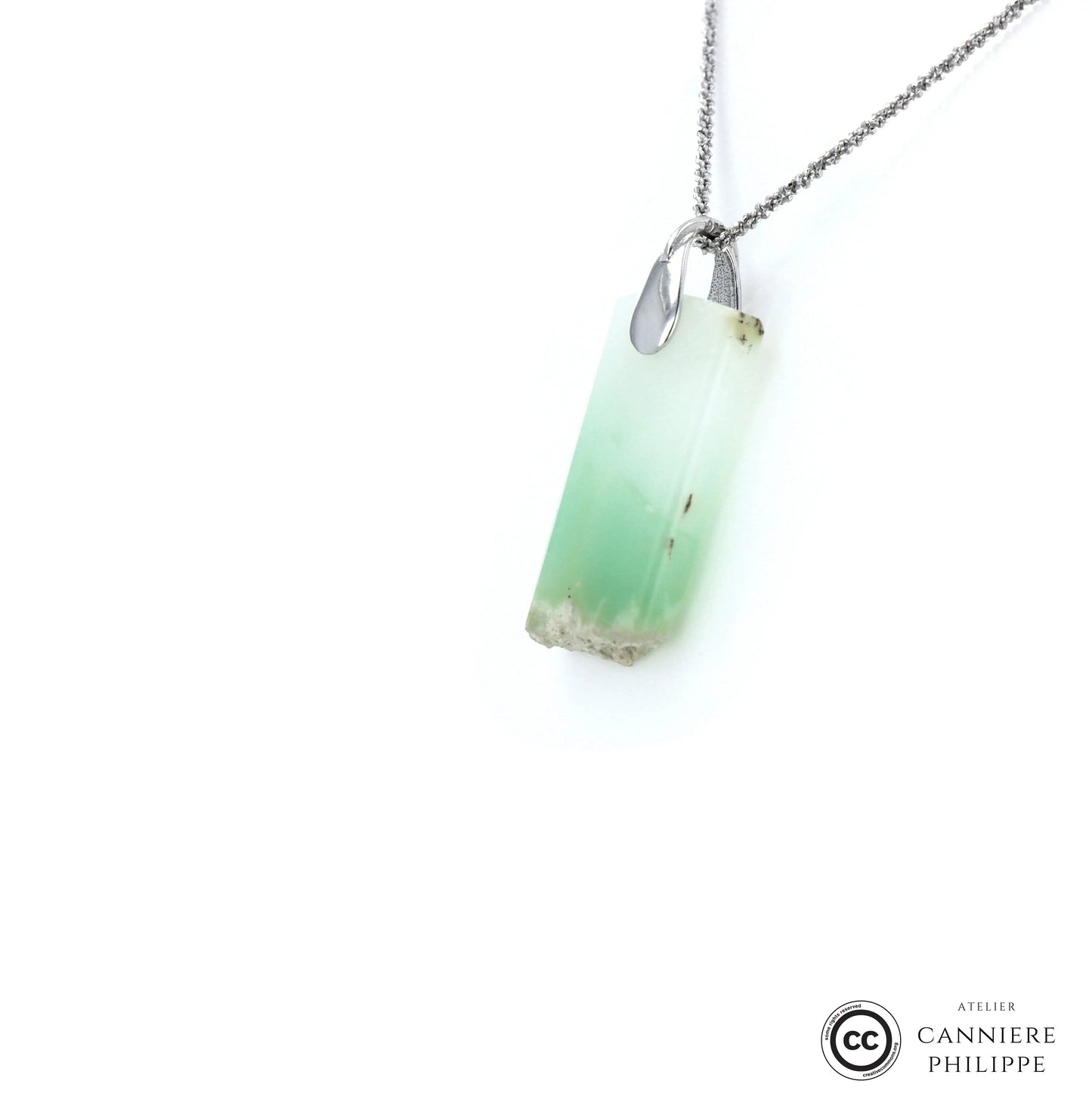 Pendentif Chrysoprase 7 La Taillerie