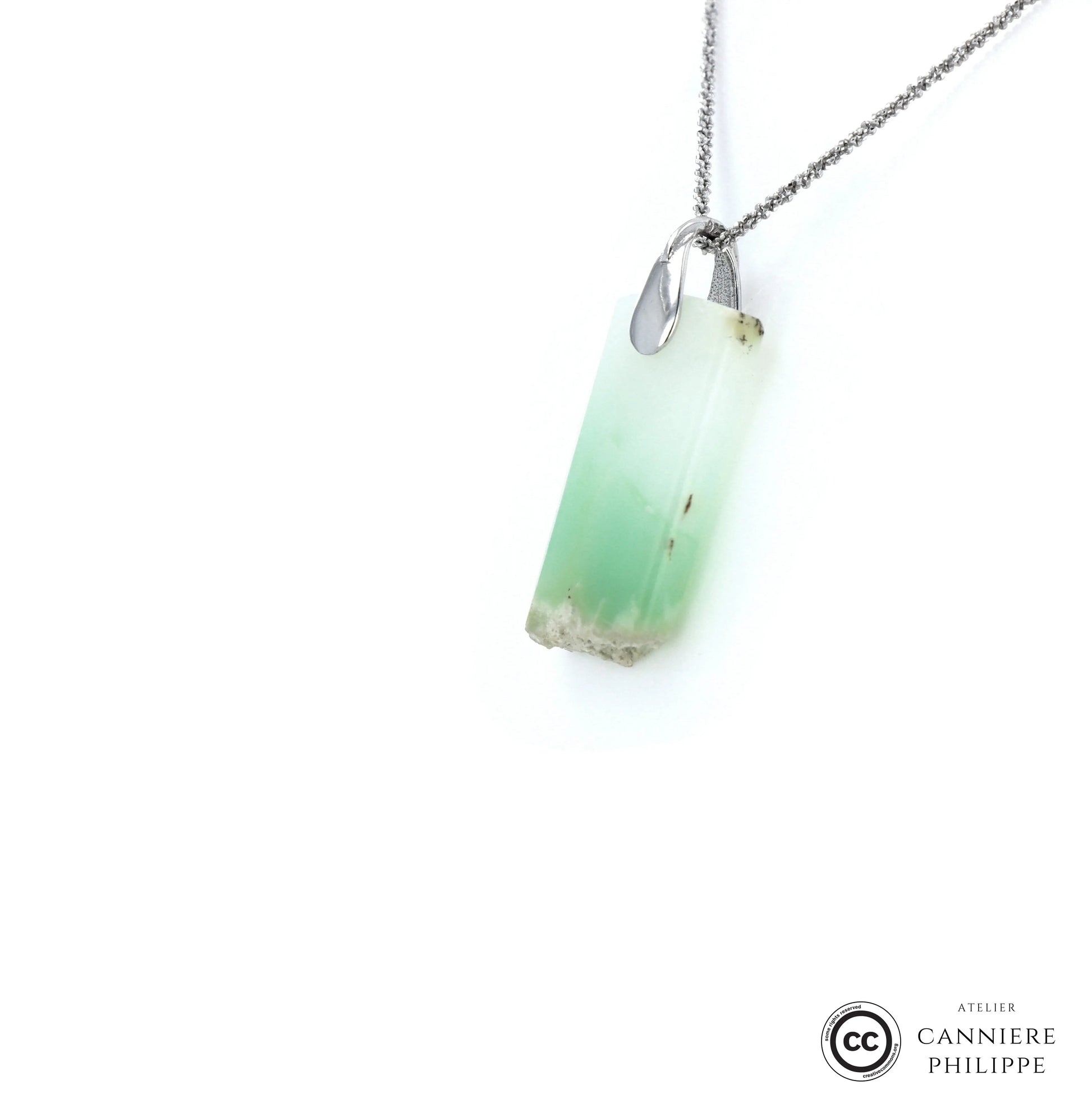 Pendentif Chrysoprase 7 La Taillerie