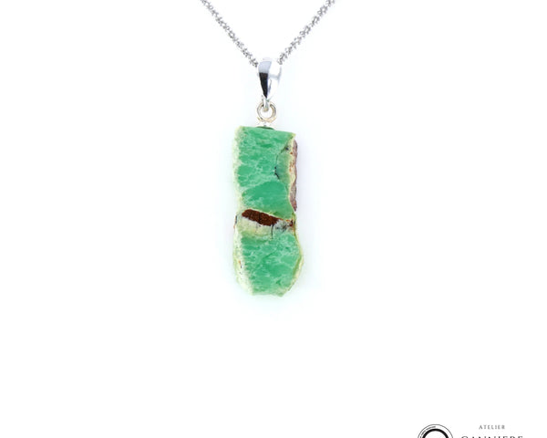 Pendentif  Chrysoprase 2 La Taillerie