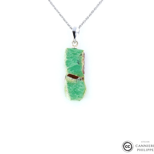 Pendentif  Chrysoprase 2 La Taillerie