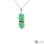 Pendentif  Chrysoprase 2 La Taillerie