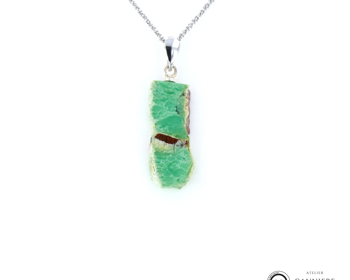 Pendentif  Chrysoprase 2 La Taillerie
