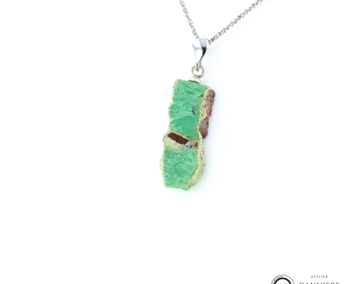 Pendentif  Chrysoprase 2 La Taillerie