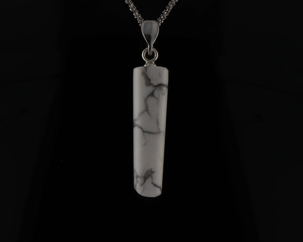 Pendentif Howlite 1 La Taillerie