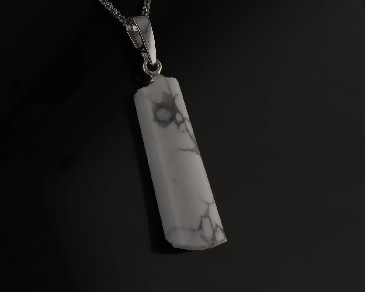 Pendentif Howlite 2 La Taillerie