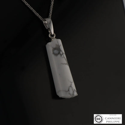 Pendentif Howlite 2 La Taillerie