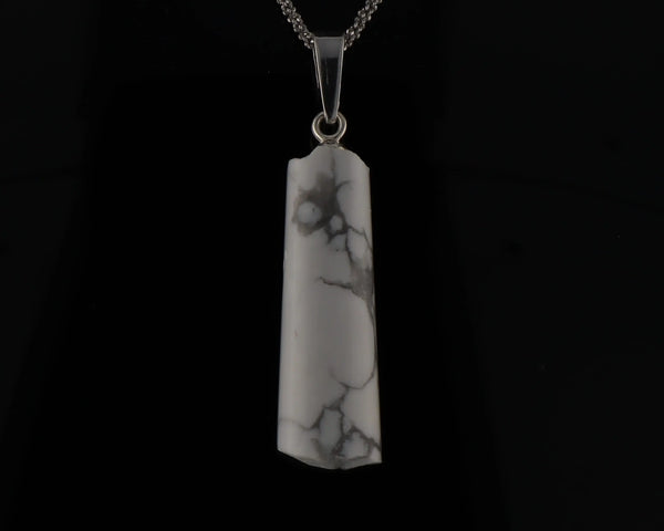 Pendentif Howlite 2 La Taillerie