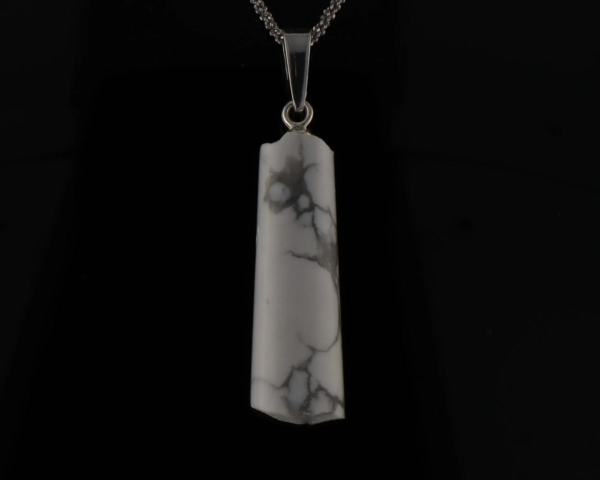 Pendentif Howlite 2 La Taillerie