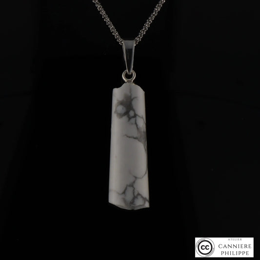 Pendentif Howlite 2 La Taillerie