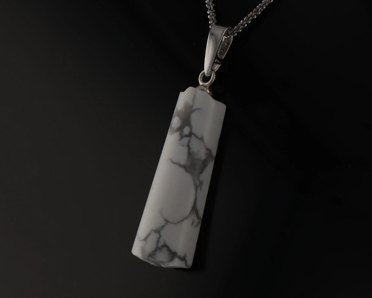 Pendentif Howlite 2 La Taillerie