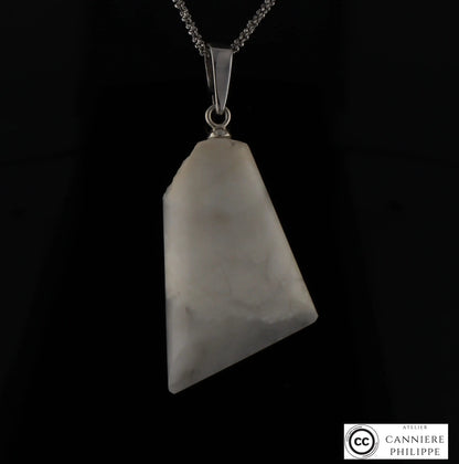Pendentif Howlite 3 La Taillerie