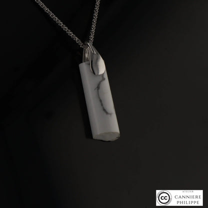 Pendentif Howlite 4 La Taillerie