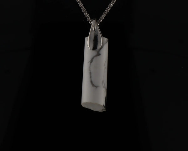 Pendentif Howlite 4 La Taillerie