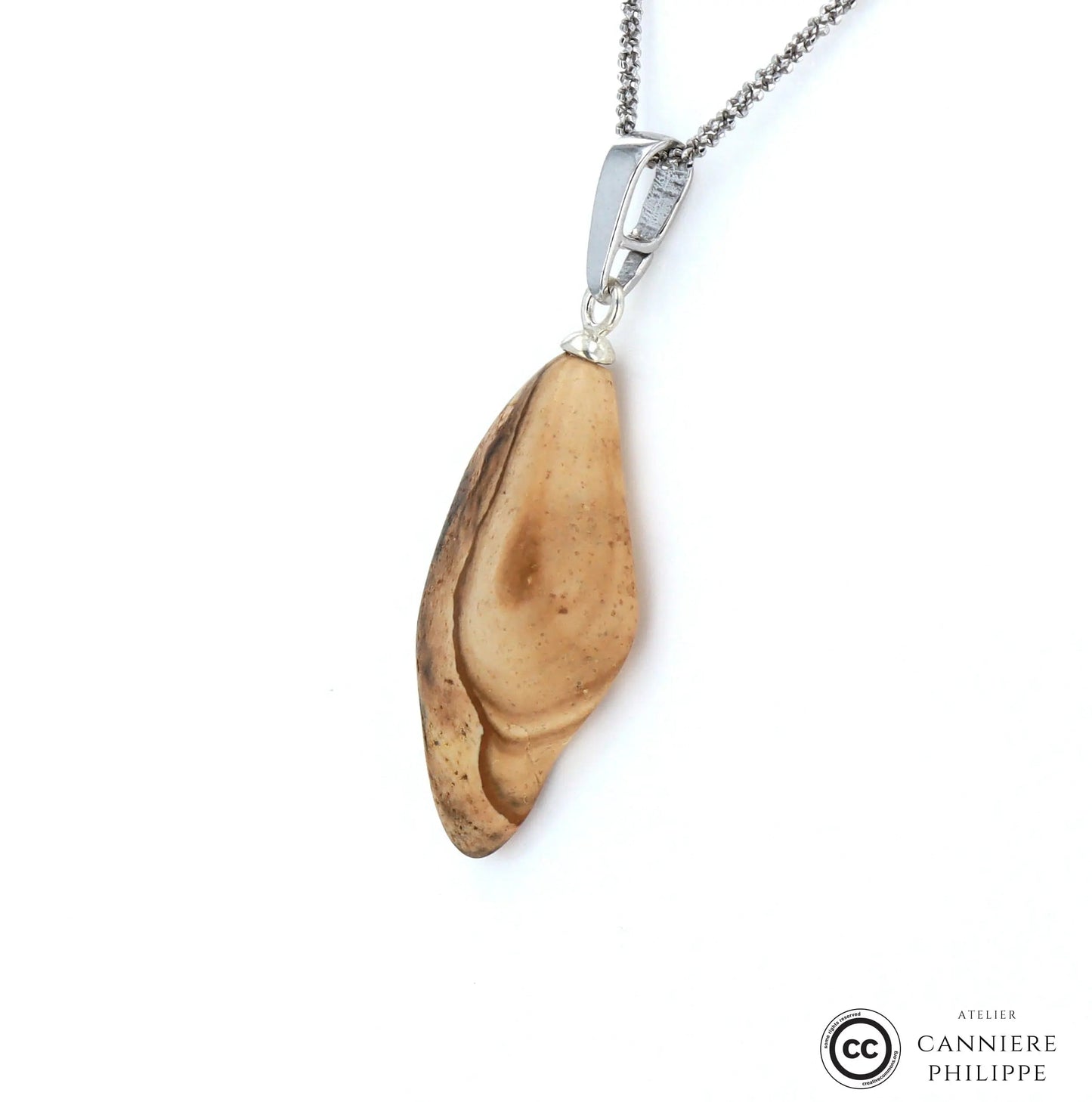 Pendentif Jaspe Paysage 2 La Taillerie