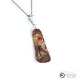 Pendentif Jaspe a Ocelles 2 La Taillerie
