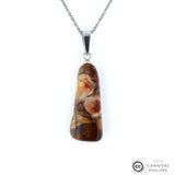 Pendentif Jaspe a Ocelles 2 La Taillerie