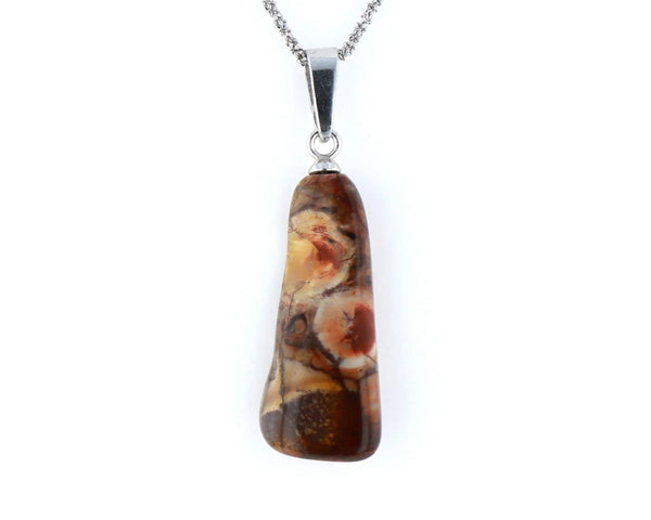 Pendentif Jaspe a Ocelles 2 La Taillerie