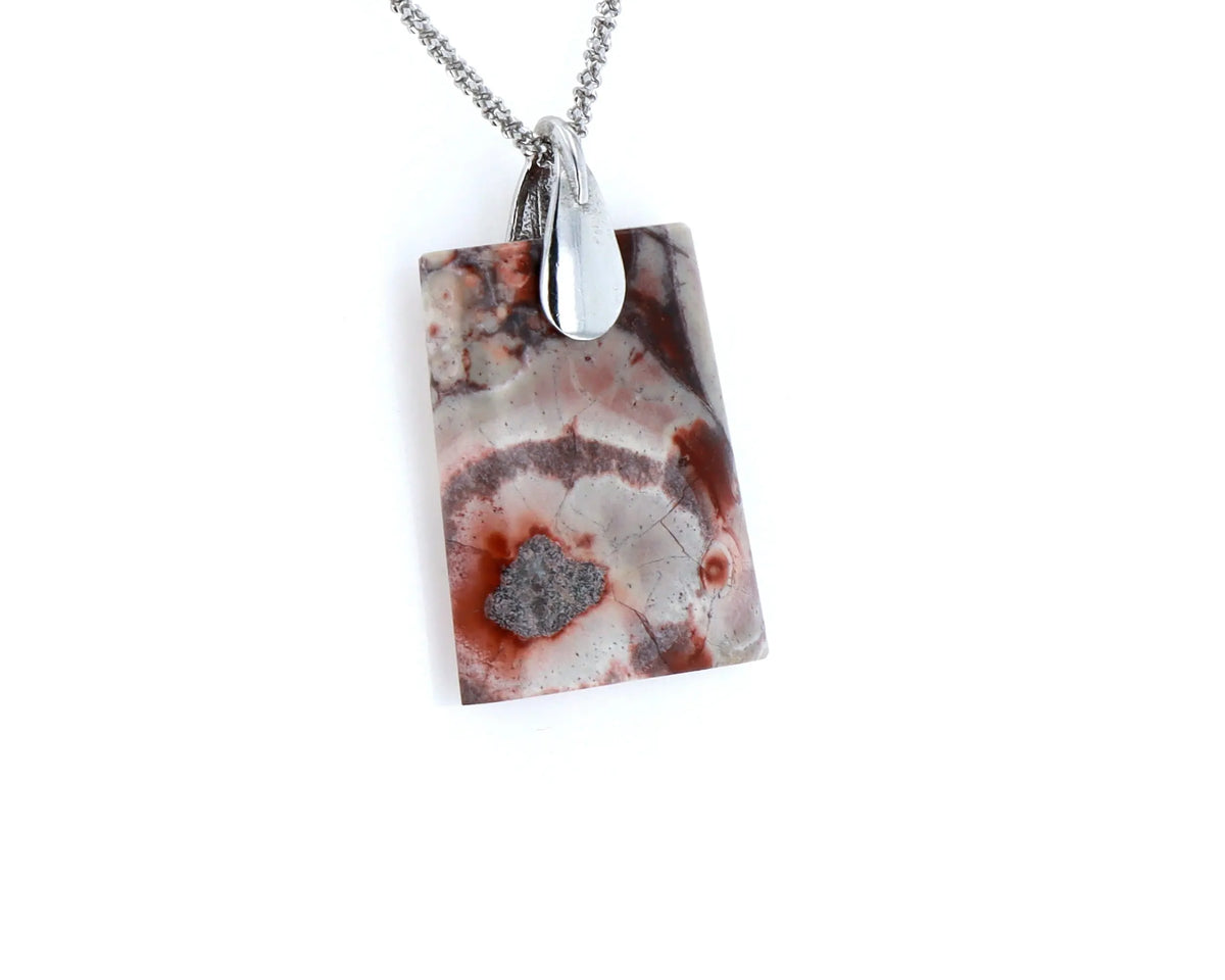 Pendentif Jaspe a Ocelles 3 La Taillerie