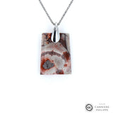 Pendentif Jaspe a Ocelles 3 La Taillerie