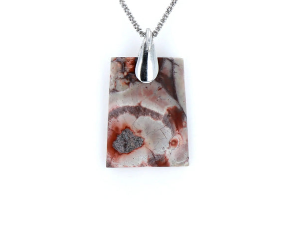 Pendentif Jaspe a Ocelles 3 La Taillerie