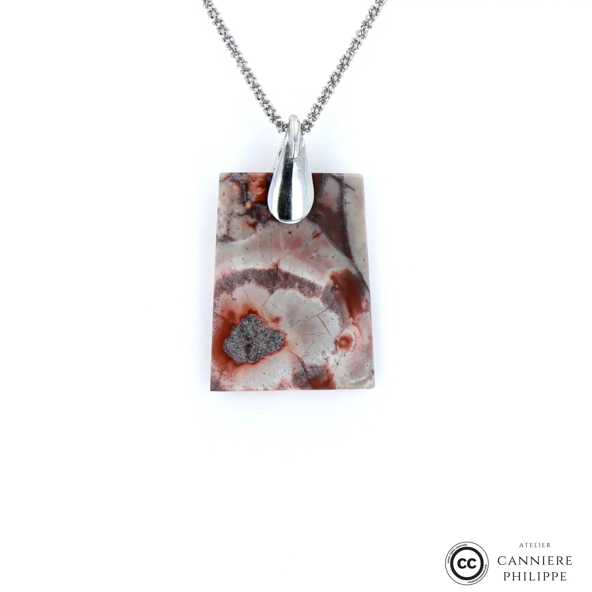 Pendentif Jaspe a Ocelles 3 La Taillerie